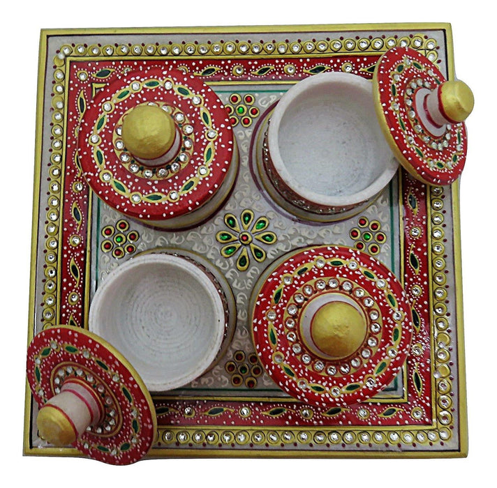 Handmade Marble Dry Fruit Box