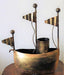 IndicHues Handmade Wrought Iron Ship Pen Stand - IndicHues
