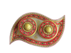 IndicHues Handmade Marble Handicraft Curvy Shaped Dry Fruit