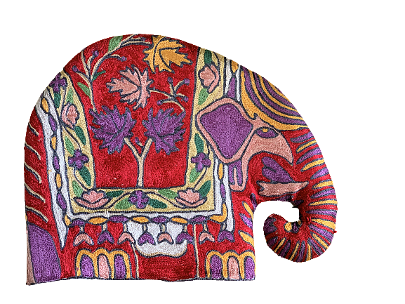IndicHues Hand Embroidered Tea Cosy for Teapot/ Kettle with Crewel work from Kashmir