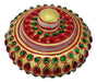 IndicHues Handmade Traditional Marble Sindoor Dani / Kumkum  Box With Meenakari work - IndicHues