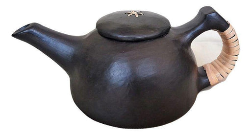 IndicHues Handmade Longpi Black Pottery Kettle from Manipur