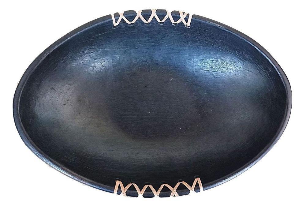 IndicHues Handmade Longpi Black Pottery Stoneware bowl from Manipur - IndicHues