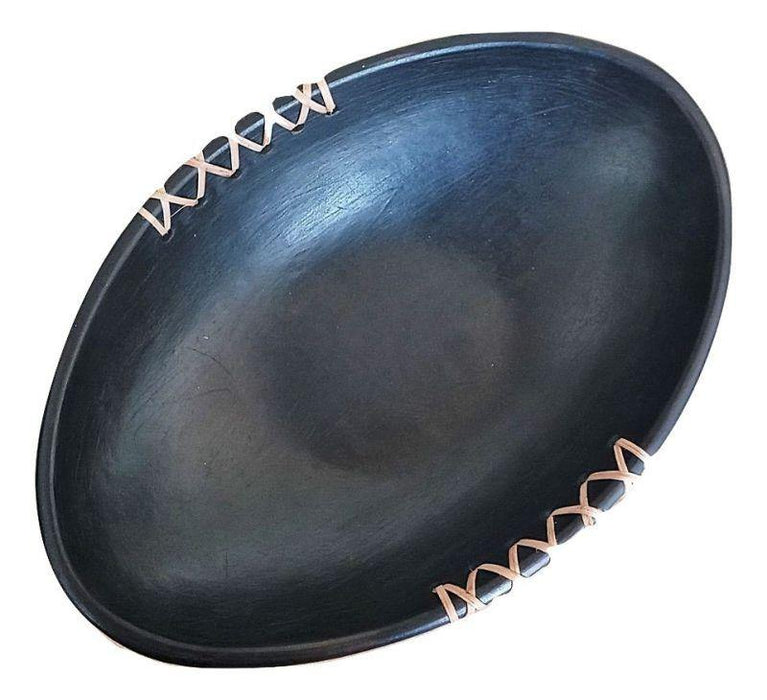 IndicHues Handmade Longpi Black Pottery Stoneware bowl from Manipur - IndicHues