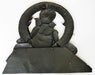 IndicHues Wrought Iron Ganesha Writing an Epic Wall Art - IndicHues